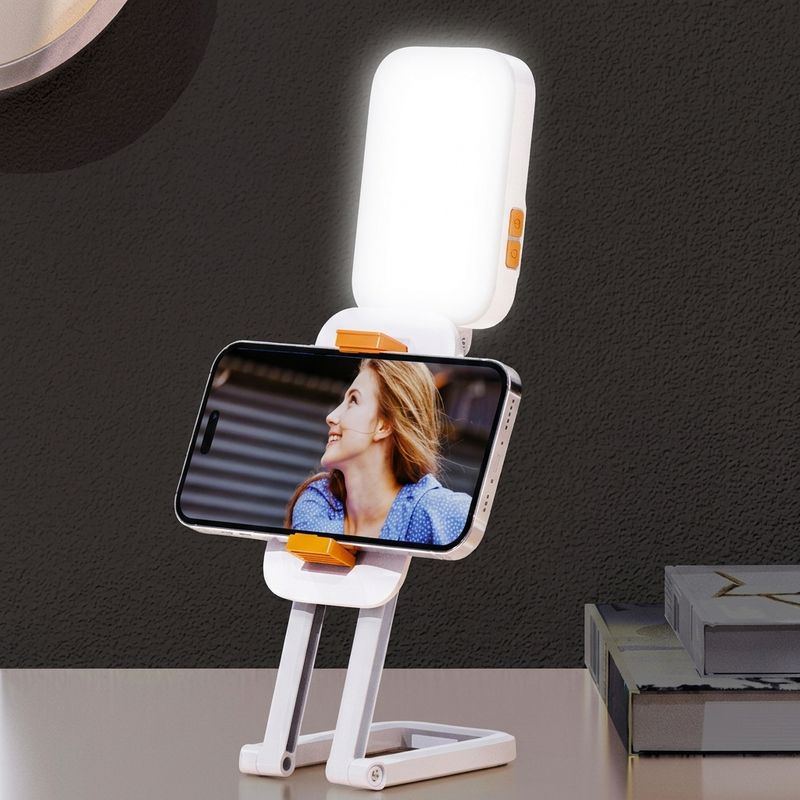 Moxom držač sa LED RGB svetlom beli