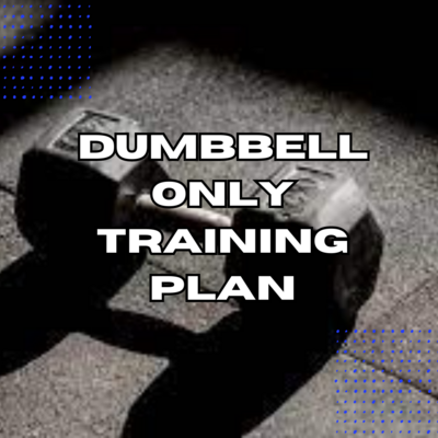 DUMBBELL ONLY TRAINING  PLAN