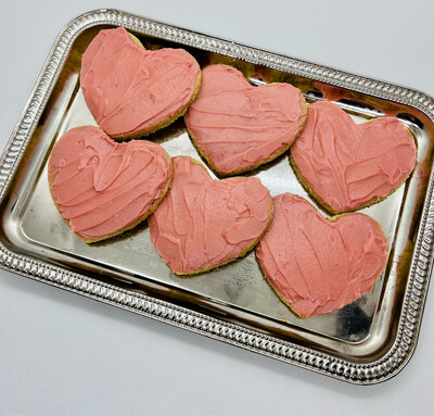 Frosted Heart “Sugar” Cookie
