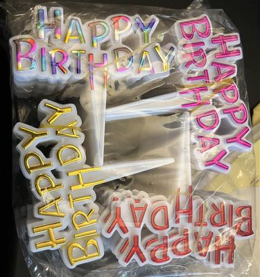 Happy Birthday Cake/Cupcake Toppers