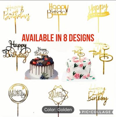 Happy Birthday Cake/Cupcake Toppers