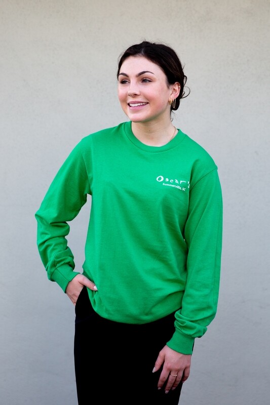 Eat, Wiggle and Giggle Long Sleeve T-Shirt | Green