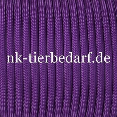 85 Meter Rolle - Dog Leash Rope Seil - Nylon - Purple 6mm