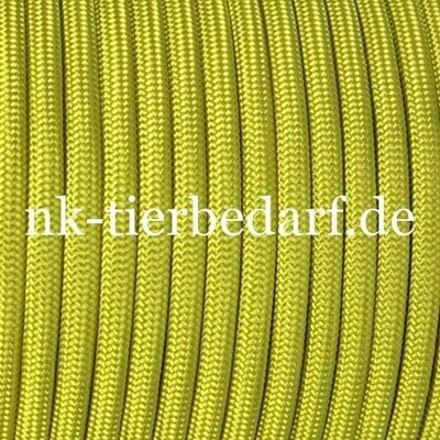 83 Meter Rolle - Dog Leash Rope Seil - Nylon - Bannana Yellow 6mm