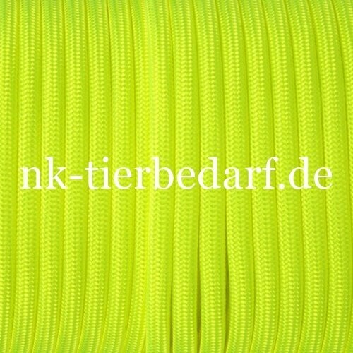 90 Meter Rolle - Dog Leash Rope Seil - Nylon - Ultra Neon Yellow 6mm