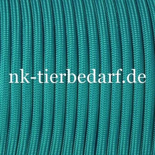 77 Meter Rolle - Dog Leash Rope Seil - Nylon - Aquamarine Blue 6mm