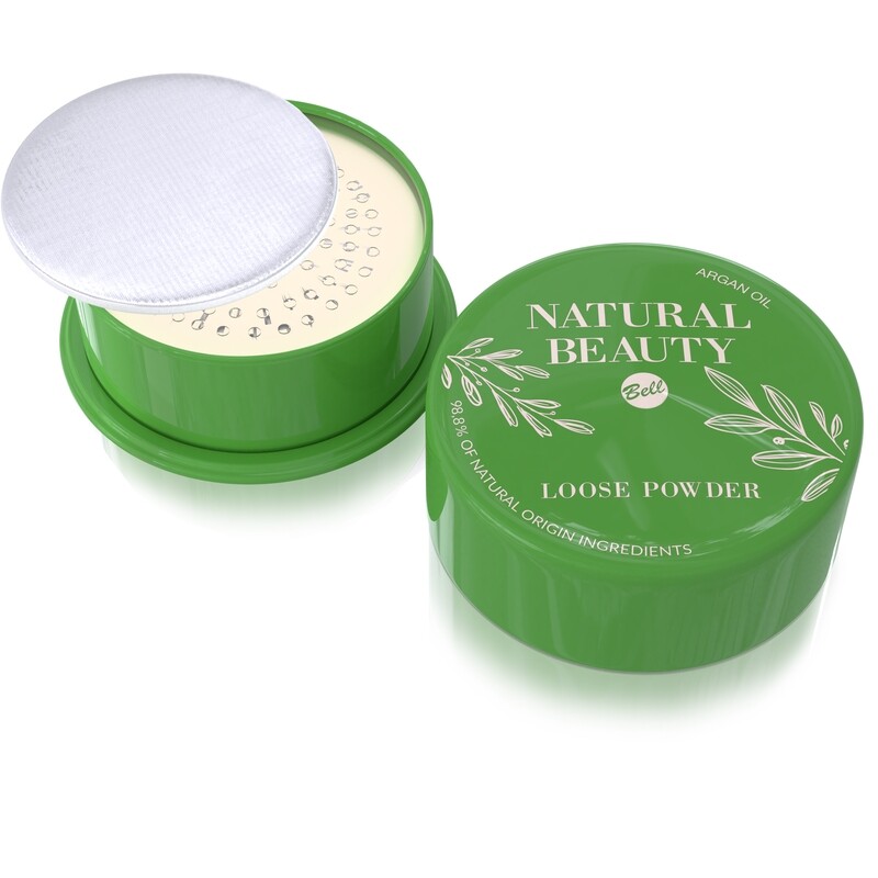 Biri pudra su argano aliejumi Natural beauty Bell, 6 g