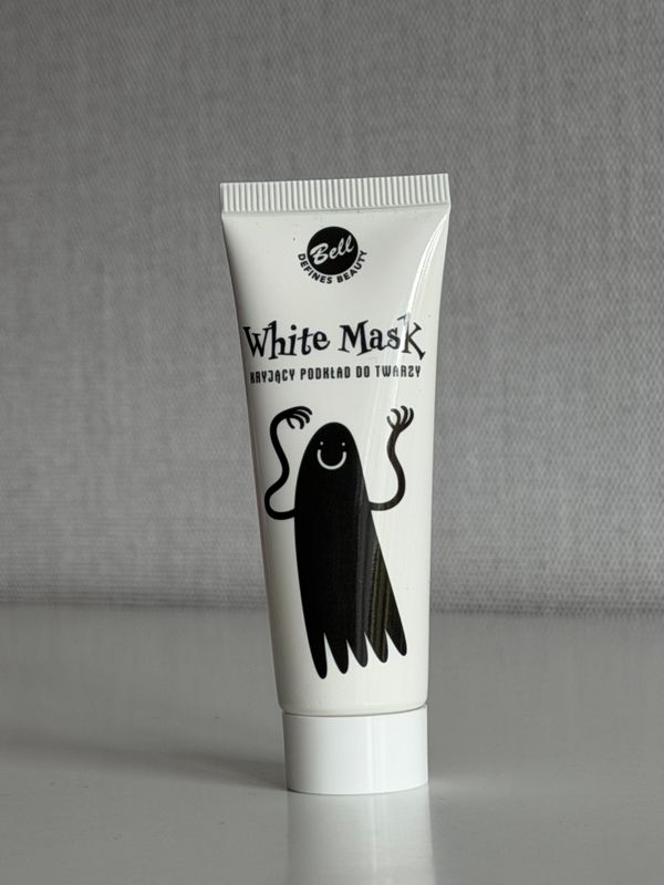 Baltoji grimo kaukė Bell White mask