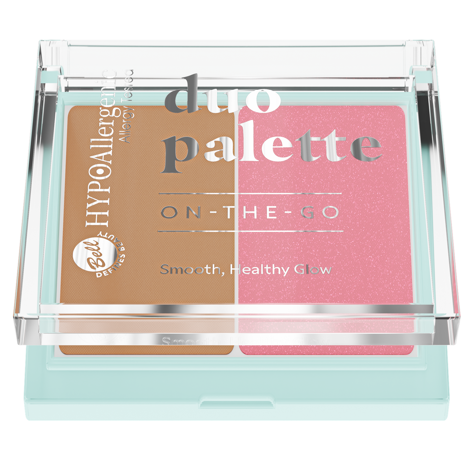 Dviejų atspalvių kontūravimo paletė 01, VELVET CONTOUR  Bell HYPOAllergenic