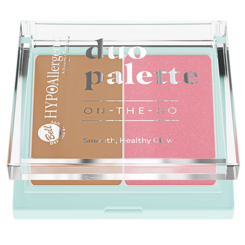 Dviejų atspalvių kontūravimo paletė 01, VELVET CONTOUR  Bell HYPOAllergenic