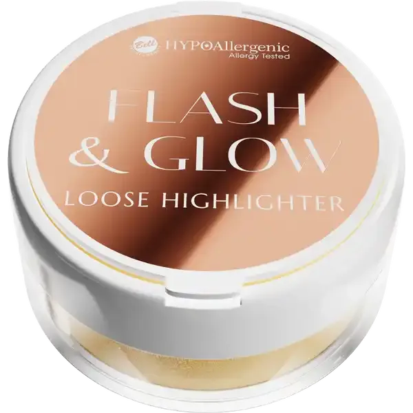 Hipoalerginė biri priemonė, suteikianti švytėjimo veidui ir kūnui (highlighteris) Flash&amp;Go
