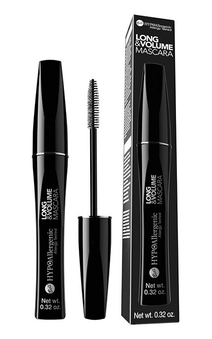 Blakstienų tušas Bell Hypoallergenic Long&amp;Volume, juodas, 9g