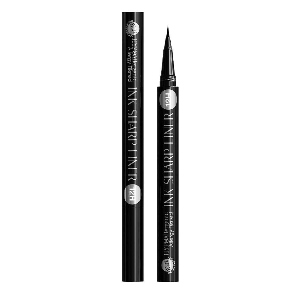 Skystas ryškus akių kontūro pieštukas 01, TRUE BLACK Bell HYPOAllergenic