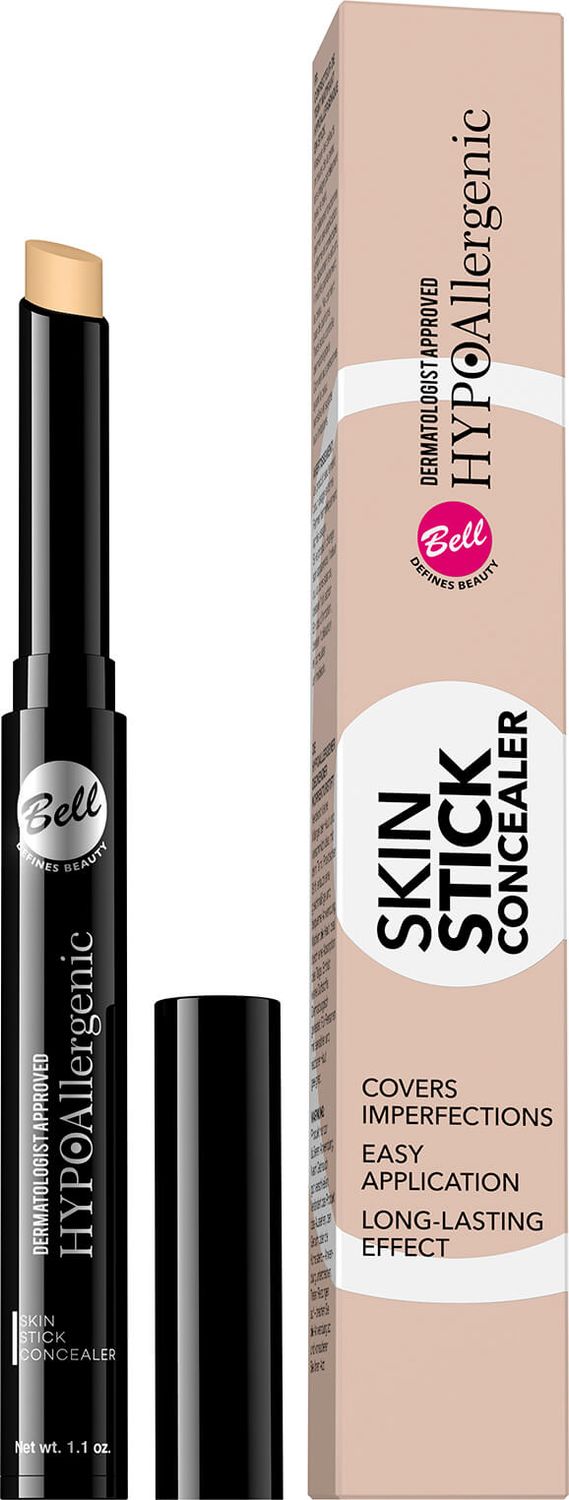 HYPOAllergenic Skin Stick pieštukinis maskuoklis, 01 Light beige
