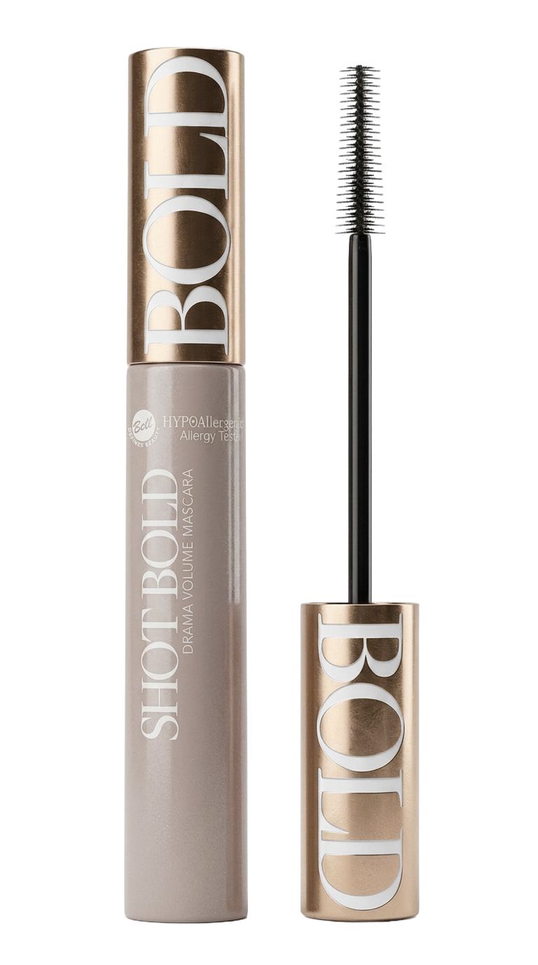 Blakstienų tušas, suteikiantis ryškios apimties Hypoallergenic Shot Bolt drama Volume , 12g