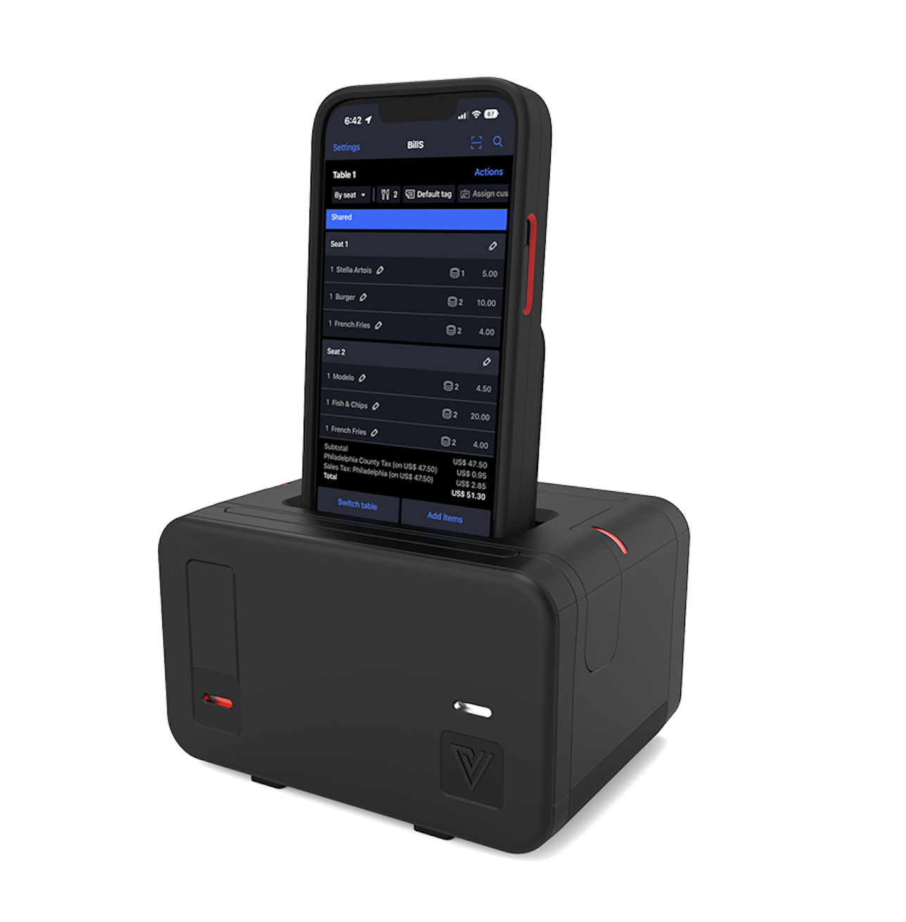Tableside Charging Station 1 Bay