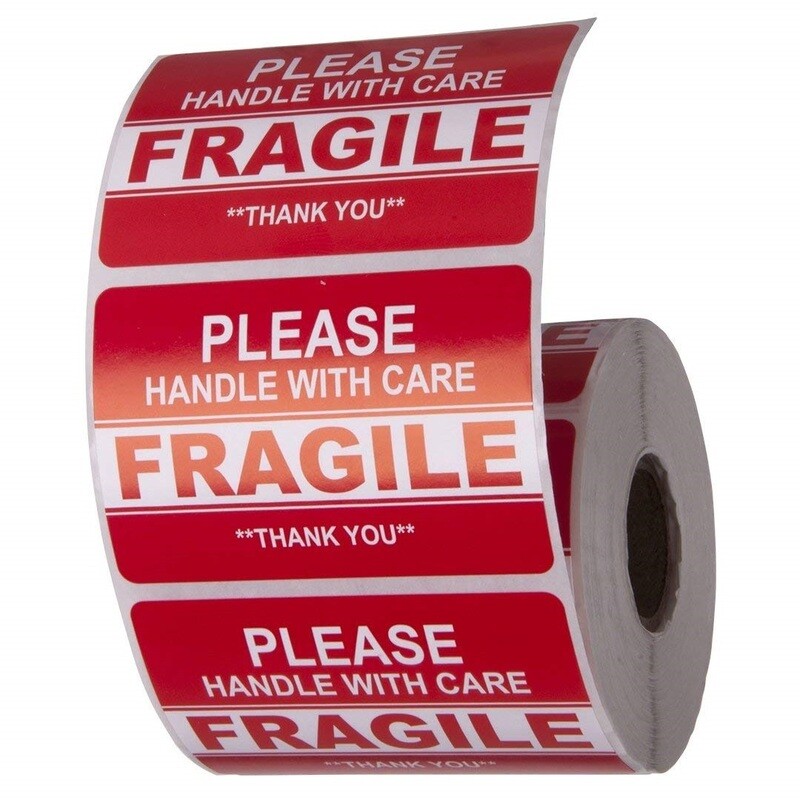 Fragile Stickers 500pcs