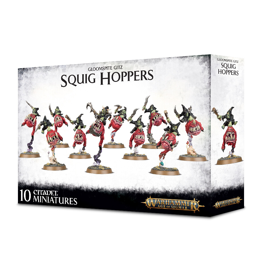 Gloomspite Gitz:  Squig Hoppers