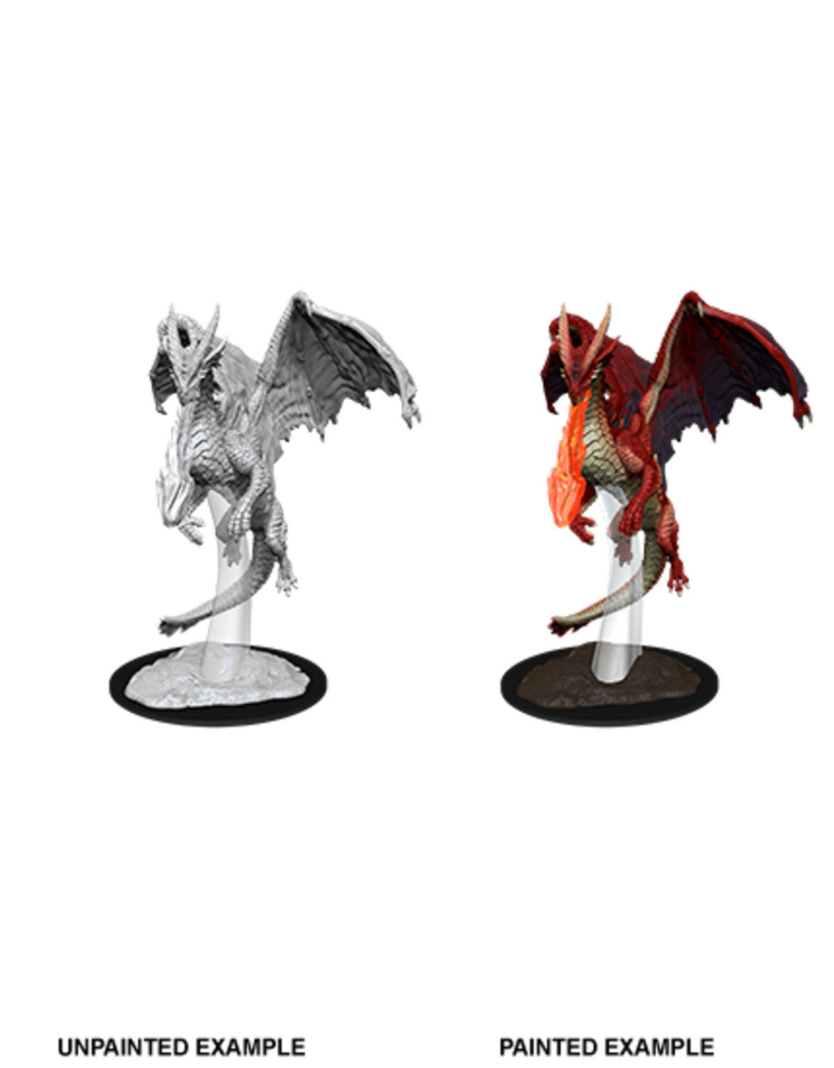 Dungeons & Dragons Nolzur`s Marvelous Unpainted Miniatures: Young Red Dragon