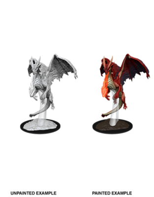 Dungeons & Dragons Nolzur`s Marvelous Unpainted Miniatures: Young Red Dragon