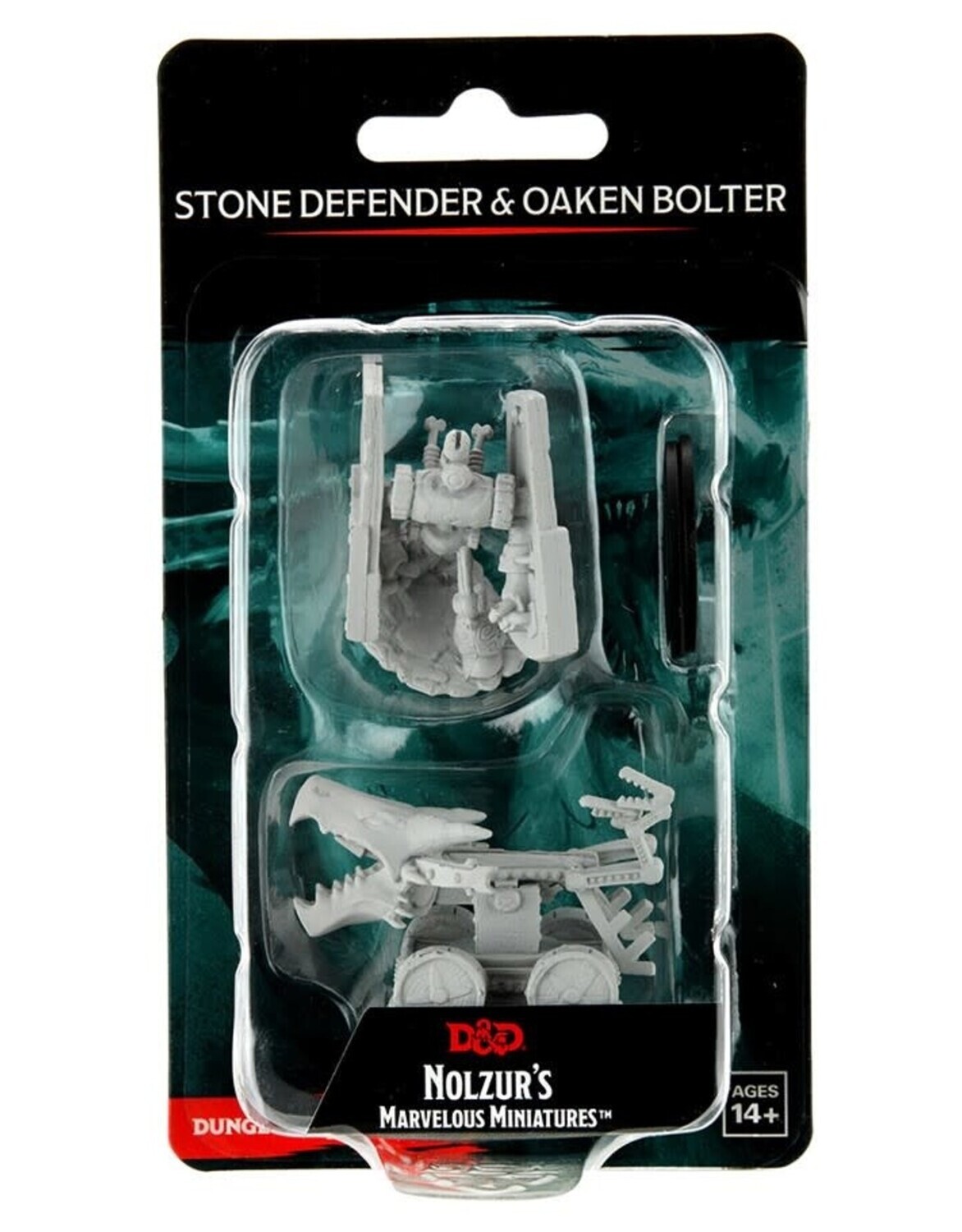 Dungeons & Dragons Nolzur`s Marvelous Unpainted Miniatures: Stone Defender & Oaken Bolter