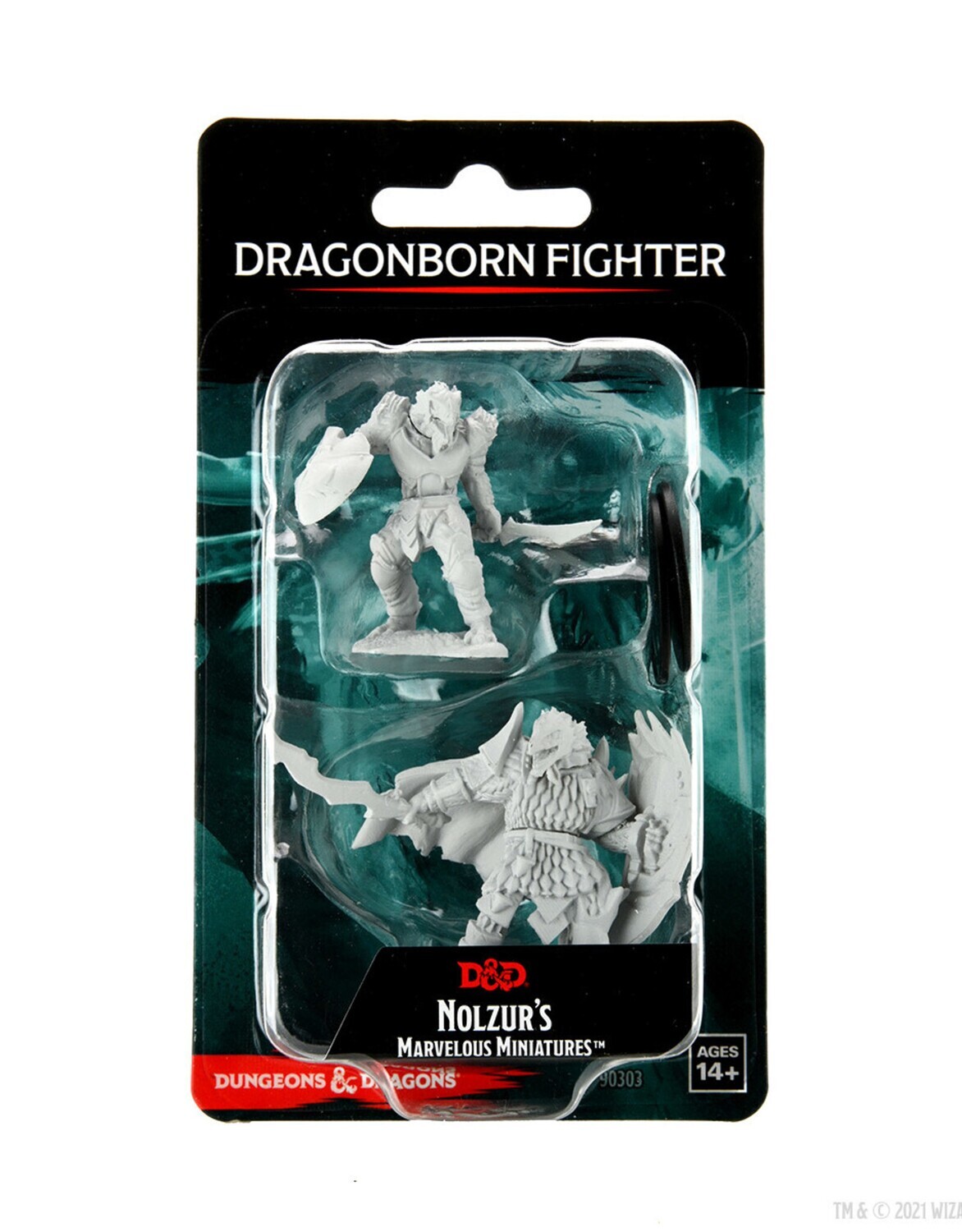 Dungeons & Dragons Nolzur`s Marvelous Unpainted Miniatures: Dragonborn Male Fighter 
