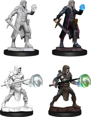 Dungeons & Dragons Nolzur`s Marvelous Unpainted Miniatures: Multiclass Fighter + Wizard Male