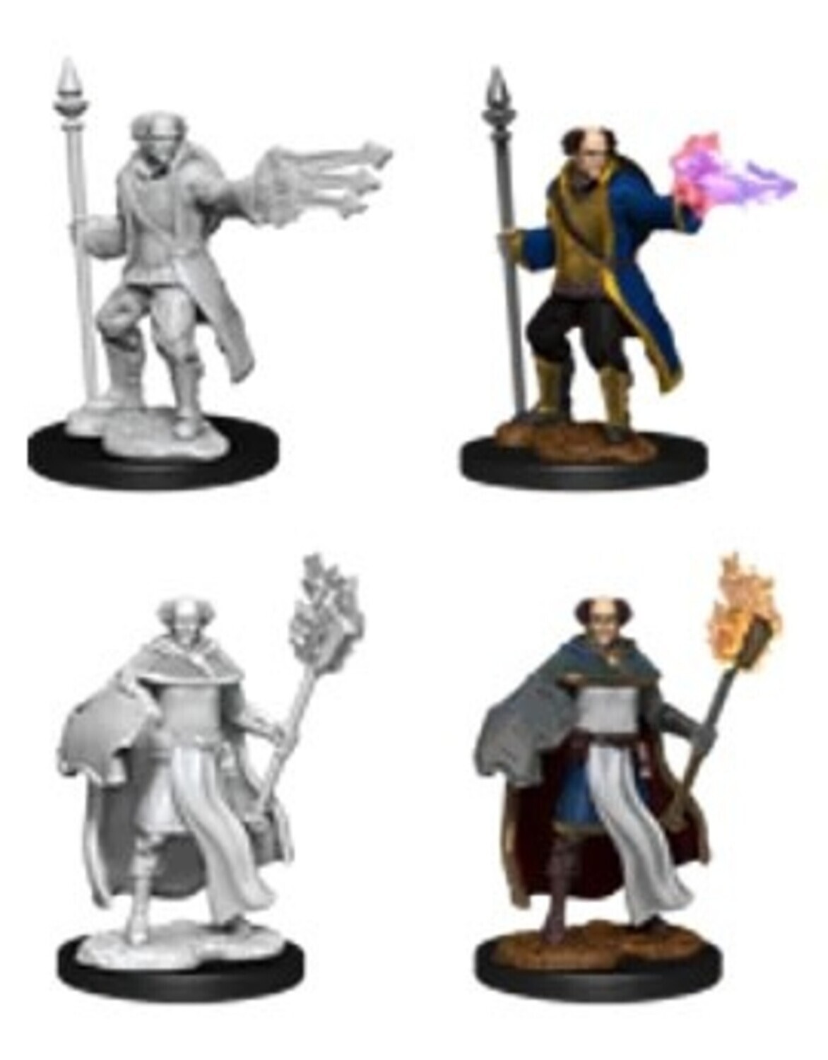 Dungeons &amp; Dragons Nolzur`s Marvelous Unpainted Miniatures: Multiclass Cleric + Wizard Male
