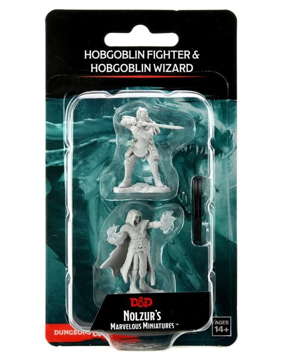 Dungeons & Dragons Nolzur`s Marvelous Unpainted Miniatures: Hobgoblin Male Fighter & Hobgoblin Female Wizard 
