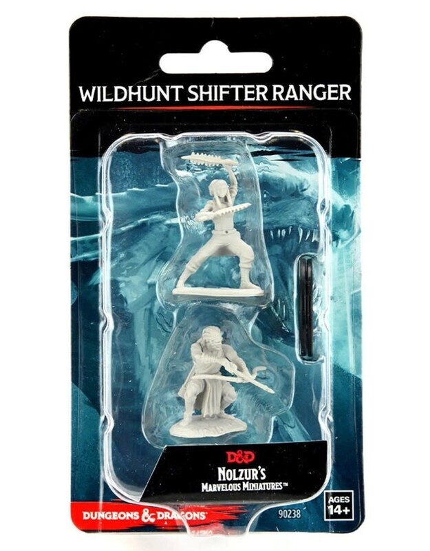 Dungeons &amp; Dragons Nolzur`s Marvelous Unpainted Miniatures: Shifter Male Wildhunt Ranger 