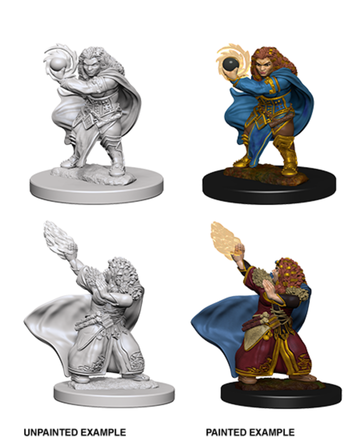 OOP Dungeons & Dragons Nolzur`s Marvelous Unpainted Miniatures: Dwarf Female Wizard