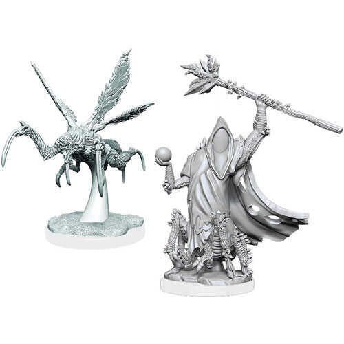 Critical Role Unpainted Miniatures: Core Spawn Emissary and Seer