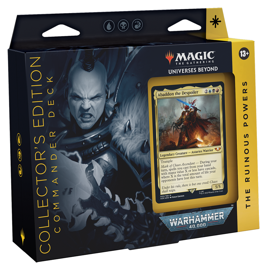Warhammer 40k Commander Deck "The Ruinous Powers" Collector's Edition