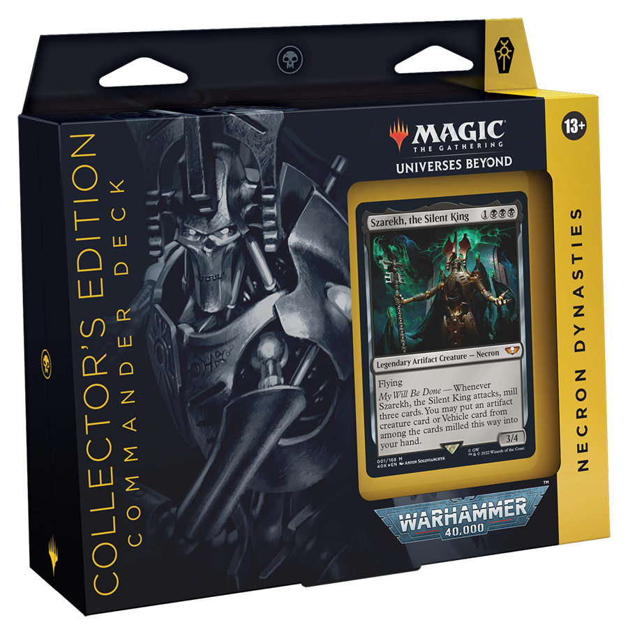 Warhammer 40k Commander Deck "Necron Dynasties" Collector's Edition