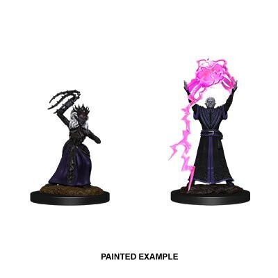 Dungeons &amp; Dragons Nolzur`s Marvelous Unpainted Miniatures: Drow Mage &amp; Drow Priestess