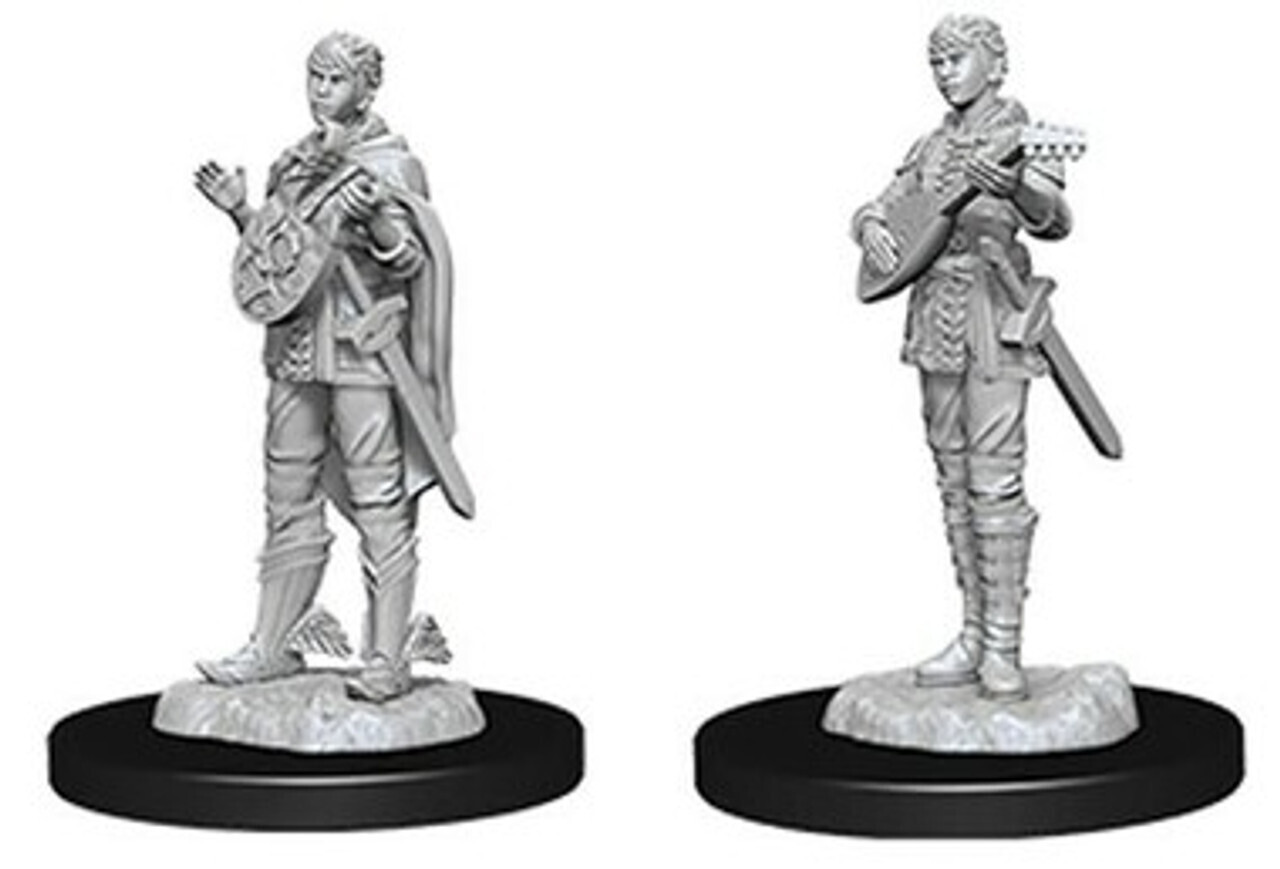 Dungeons & Dragons Nolzur`s Marvelous Unpainted Miniatures: Half-Elf Female Bard