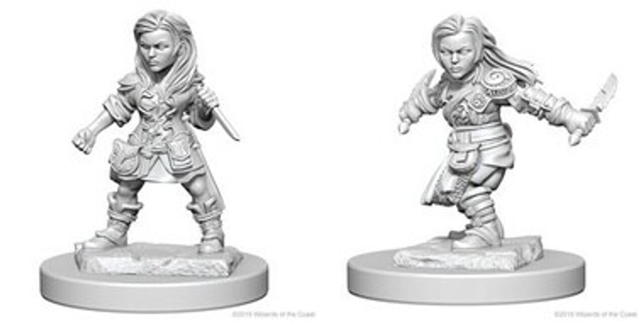 Dungeons &amp; Dragons Nolzur`s Marvelous Unpainted Miniatures: Halfling Female Rogue