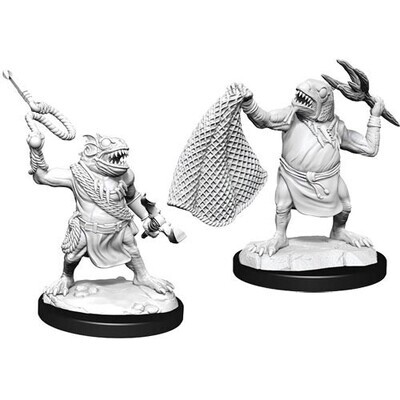 Dungeons & Dragons Nolzur`s Marvelous Unpainted Miniatures: Kuo-Toa & Kuo-Toa Whip