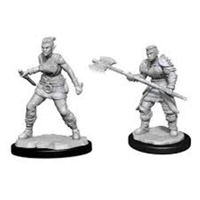 Dungeons & Dragons Nolzur`s Marvelous Unpainted Miniatures: Orc Female Barbarian