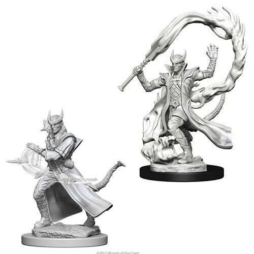 Dungeons &amp; Dragons Nolzur`s Marvelous Unpainted Miniatures: Tiefling Male Sorcerer