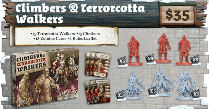 (Preorder 4/XX/2024) Zombicide Climbers & Terrorcotta Walkers