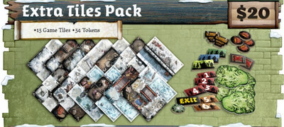 (Preorder 4/XX/2024) Zombicide Extra Tiles Pack