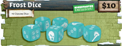 (Preorder 4/XX/2024) Zombicide Frost Dice