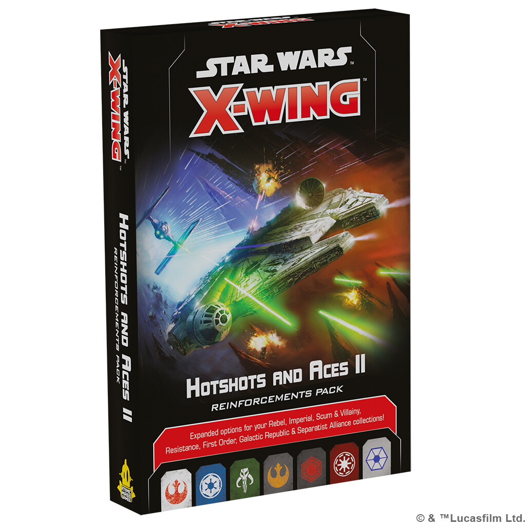 X-Wing 2nd Ed: Hot Shots &amp; Aces II Reinforcements Pack