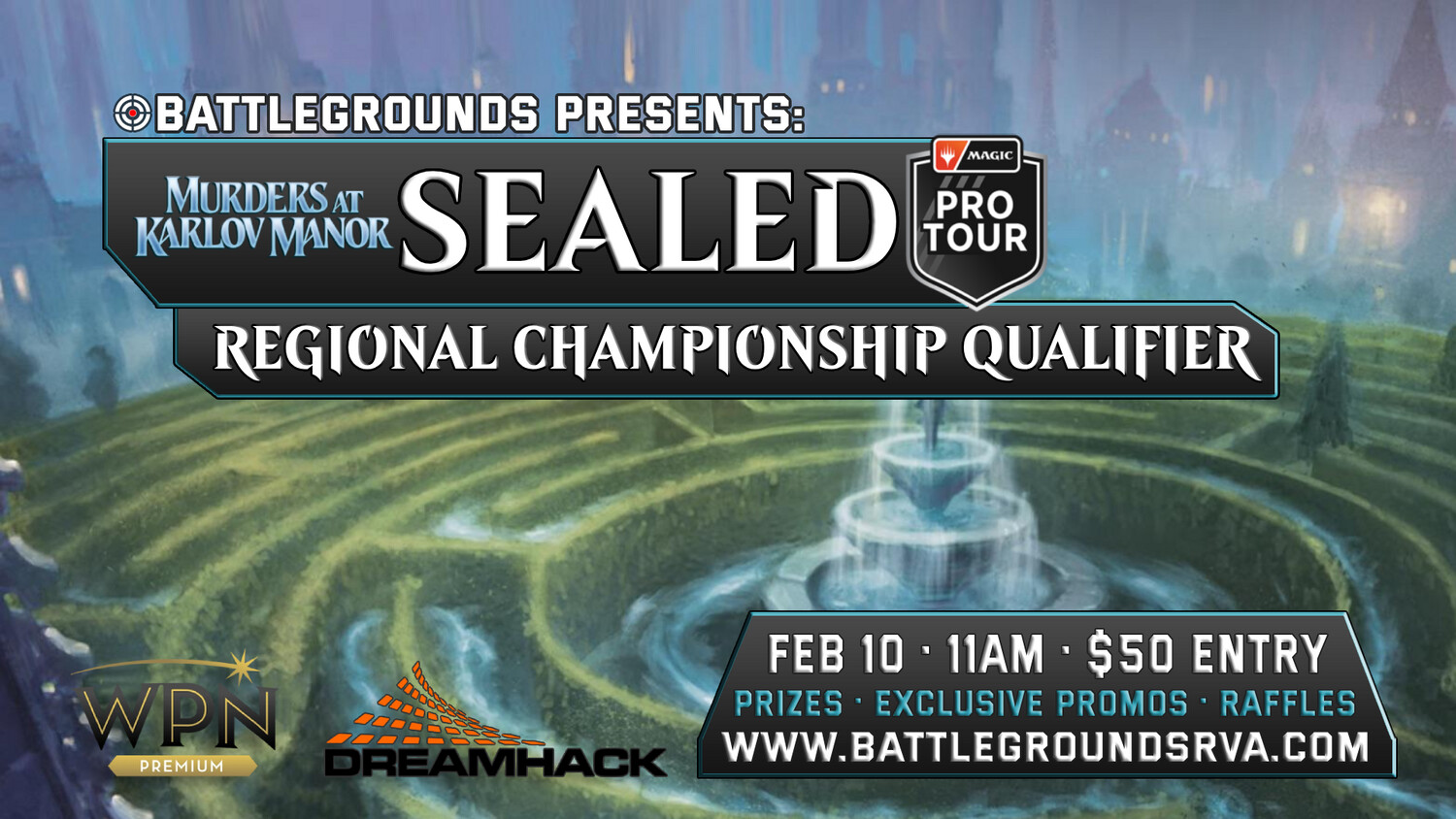 Dreamhack Regional Qualifier Entry (2/10 Sealed 2-slot)