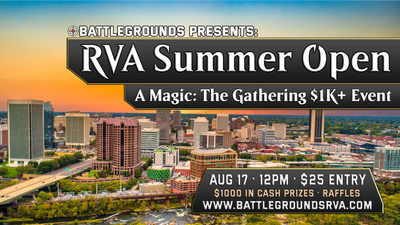 RVA Summer Open Entry (8/17)