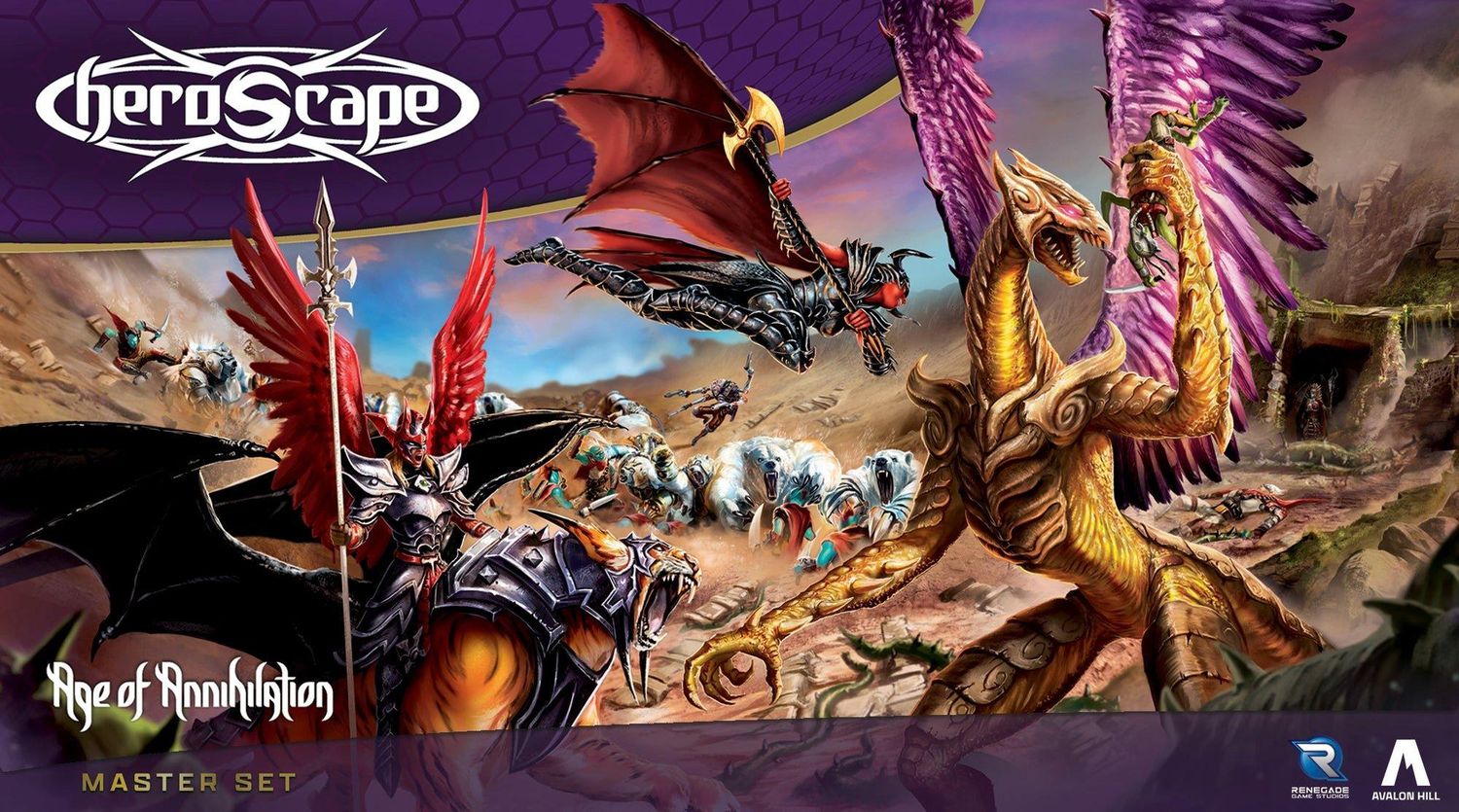 Unpainted Heroscape Age of Annihilation Master Set