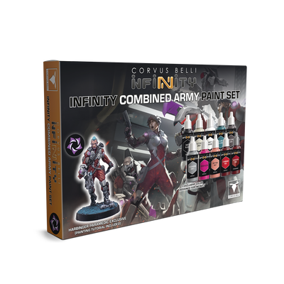 Preorder 11/30 Infinity Combined Army Paint Set Harbinger Paramedic exclusive