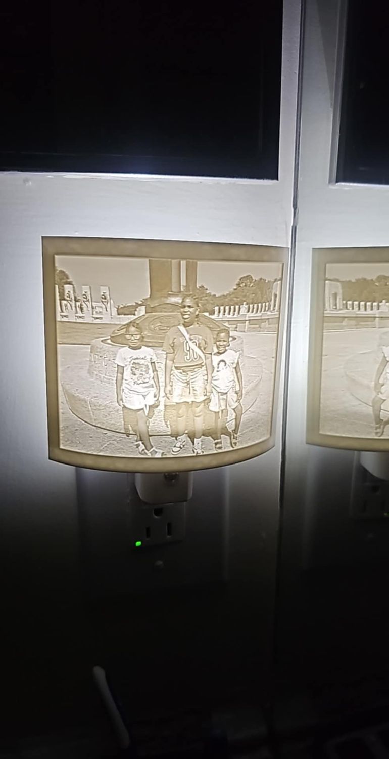 Custom Lithophane Night Light