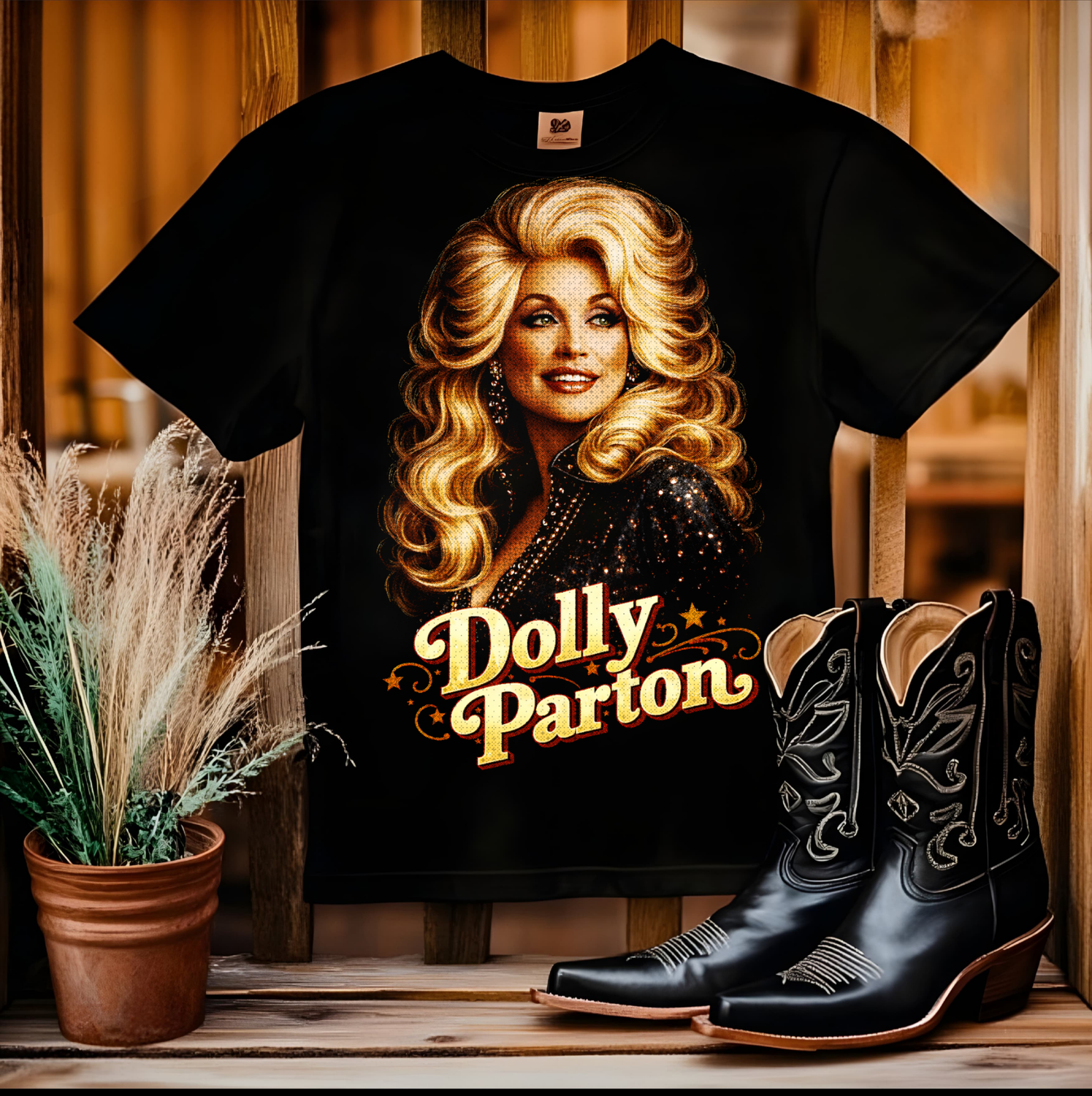Country Singers Halftones T-Shirts